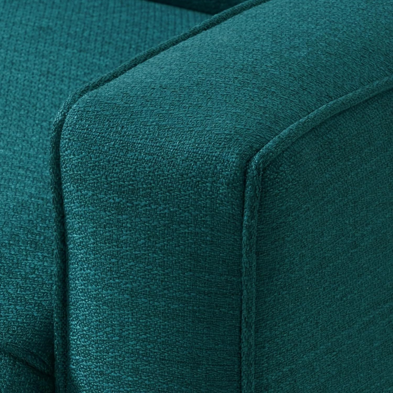 Harkawon Swivel Rocker Recliner Chair, Glider Rocker Recliner, Rocking Chair Nursery, Fabric Chair with High Back, Deep Seat, for Living Room, Bedroom, Green
