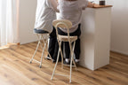 Azumaya-kk PC-34DGY Folding High Stool