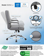 Boss Office Products Chairs Executive Seating, Grey