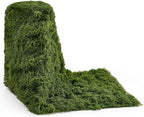 Artificial Moss Mat 15.75“ × 8.86 ft, Faux Moss Roll Runner Sheet for Crafts & Wedding Decor, Reusable Green Nylon Fake Moss Roll for Garden Theme Party, Fireplace & Table Display