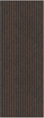Ottomanson 2'7" x 8' Hallway Runner with Scraper Pile - Extra Durable Non-Slip Rug Mat for Indoor & Outdoor Use - Ideal for Kitchen, Entryway & Garage - High-Traffic Carpet, Brown