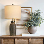 22.75" Table Lamps for Living Room Small Lamps for Bedroom Bedside Lamps Set of 2 Boho Lamps for Night Stands Nightstand Lamp Farmhouse Vintage Rustic Modern Side End Table Lamp Light Home Deco Gifts