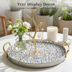 HANSGO 500PCS Diamonds, Mini Clear Fake Diamonds Acrylic Gems Table Scatter Crystals for Vase Fillers, Wedding Decor, Pirate Treasure, Photo Props, Party Decorations, Food Display（0.39-0.47in）