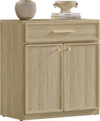 SICOTAS Buffet Cabinet with Storage Tall Modern Console Storage Cabinet with Doors and Shelves 30" Long Wooden Sideboard Credenza Buffet Table Coffee Bar for Living Room Kitchen Dining Room Entryway