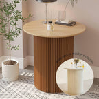 Round Folding Table,Small Portable Table,Side Table,End Table,Dining Table,Circle Table,Ideal for Small Space,Dining Room,Kitchen,Shopping Mall,Exhibitions,Modern and Minimalist Design