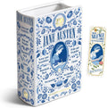 H&H + 6 in 1 + Jane Austen Book Vase for Flowers + Bookmark + Emma, Mansfield Park, Sense and Sensibility, Northanger Abby, Persuasion, Pride and Prejudice Merch + 2025 Jane Austen Anniversary Edition
