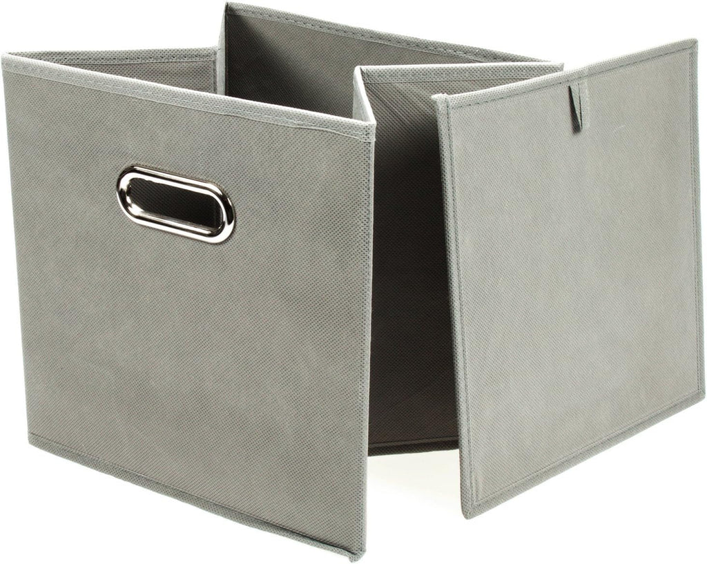 Zeller 14130 Fleece Storage Box, Grey, 28 x 28 x 28 cm
