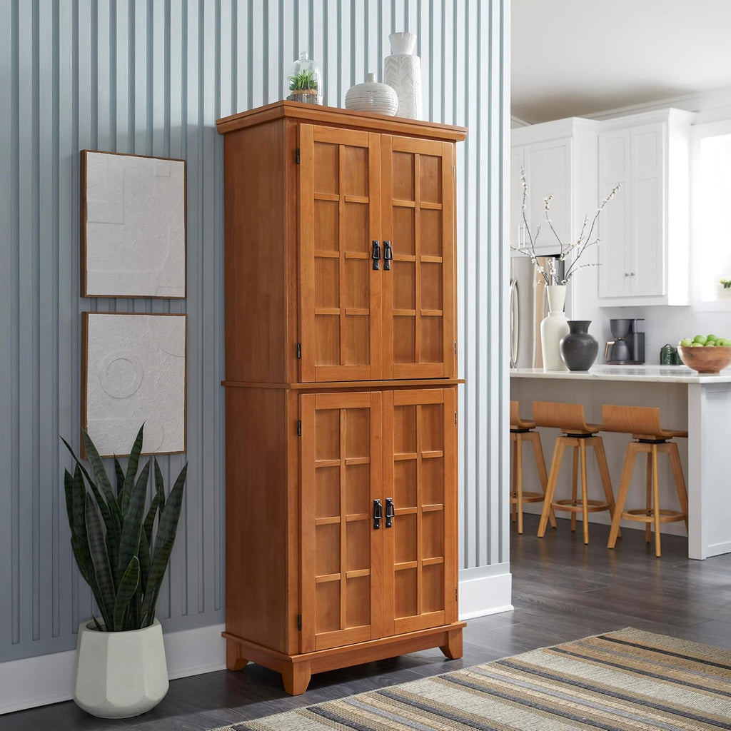 Homestyles Arts & Crafts Cottage Oak Pantry