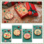 120 Pcs Christmas Vase Filler, Floating Green Red Fake Candy Cane Beads Pearls for Vases for Table Decorations Centerpieces