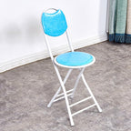 Foldable Stools - Event Folding Chairs - Easy to Move and Store,Medium Hole Design with high backrest,for Office Events Wedding(Green)
