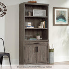 Sauder Aspen Post Commercial Office Hutch, in a Pebble Pine Finish