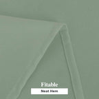 Fitable 6 Pack Sage Green Round Tablecloths - 120 Inches in Diameter | Wrinkle & Stain Resistant, Washable Polyester Fabric, For Wedding Party Banquet Formal Events Fall Thanksgiving Harvest