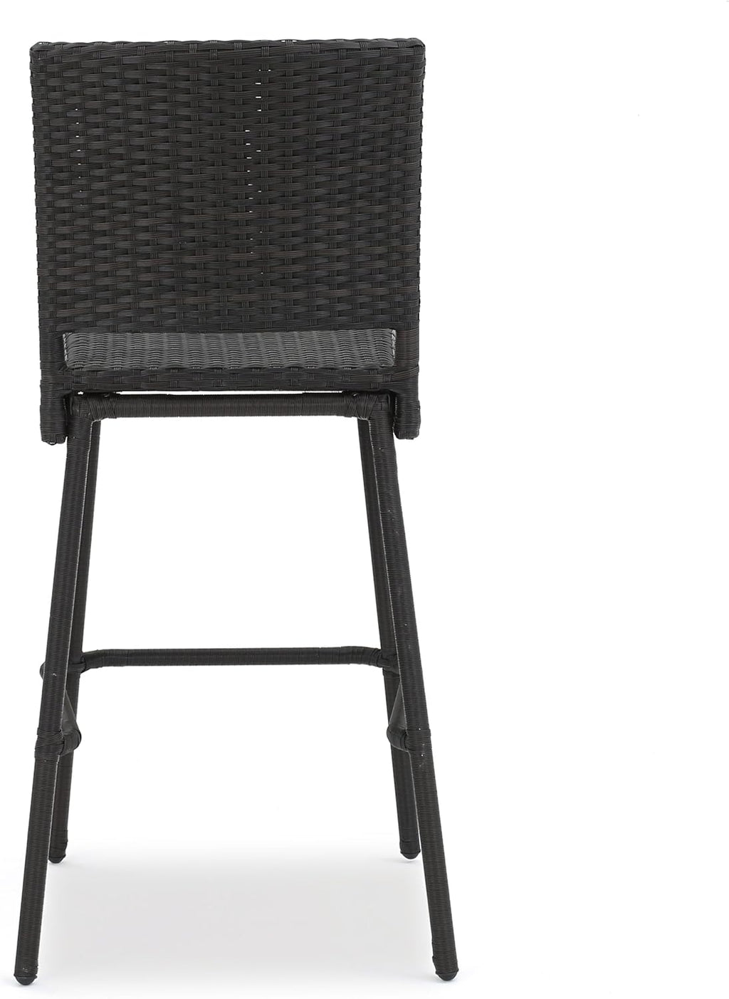 Christopher Knight Home Neal Outdoor Wicker Barstools, 4-Pcs Set, Dark Brown