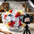 DomeStar 100PCS Clear Fake Ice Cubes, 1"x 1"x 0.8"Acrylic Fake Ice Vase Fillers Centerpiece Photography Accessories Food Props Table Scatter Decoration
