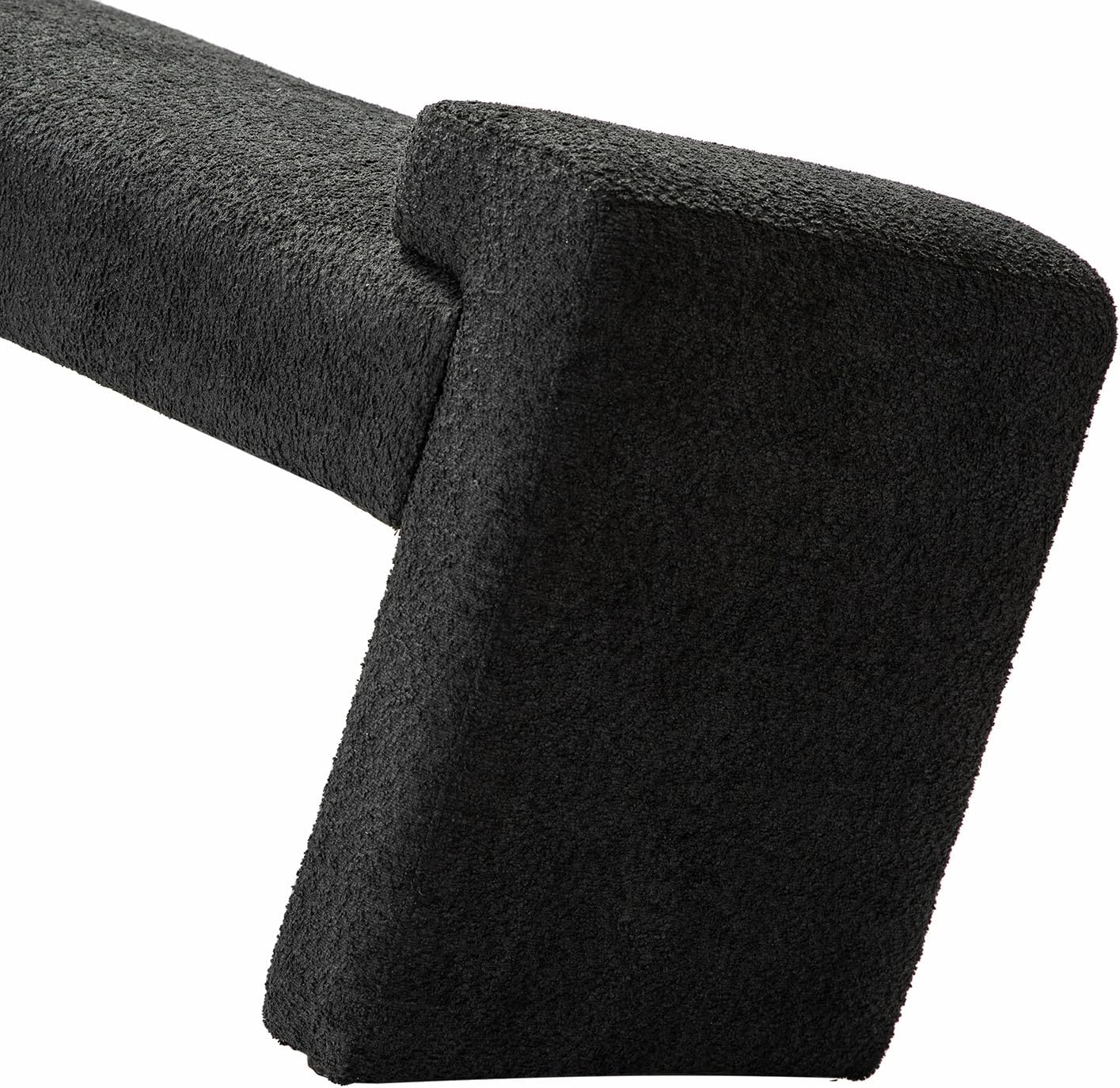 Severin Upholstered Bench-Black