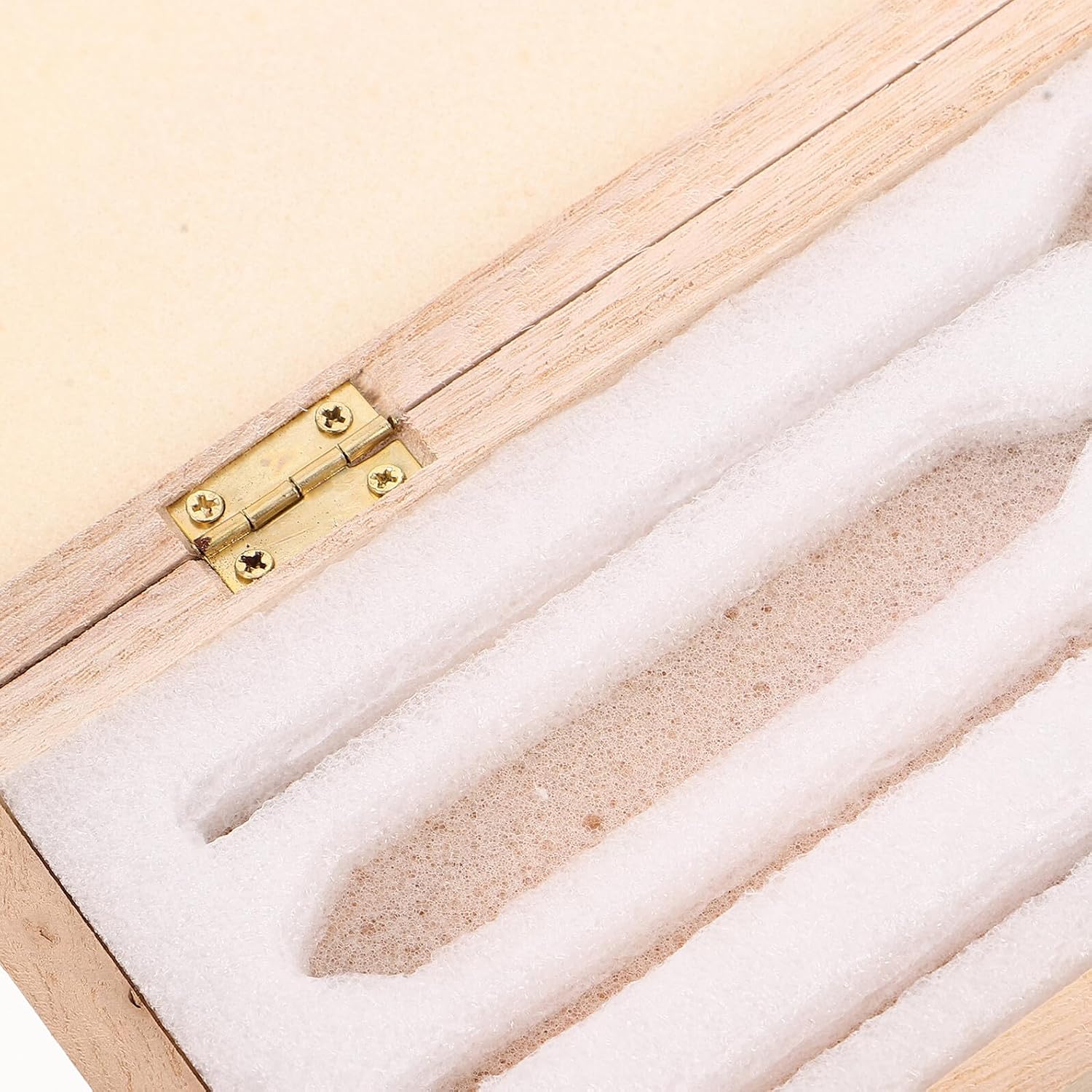 Garneck Hydrometer Storage Box Wooden Case with Foam Insert for Fragile Glass Protection Alcoholmeter Spirit Hydrometer Holder Small Wooden Carrying Case for Homebrew Wine Beer Testing