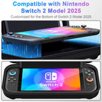 daydayup Switch Carrying Case Compatible with Nintendo Switch 2, with 24 Games Cartridges Protective Hard Shell Travel Carrying Pouch for Console & Accessories Playstation Vita Case