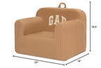 babyGap by Delta Children Ribbed Velour Chairs - Greenguard Gold Certified, Brown