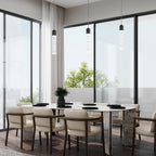 Pendant Lights Kitchen Island, 6500K Modern Kitchen Island Lights Brushed Black, 3 Pack Ceiling Lighting Fixtures with Crystal Bubble, Integrated LED Hanging Light for Dining Room Restaurant