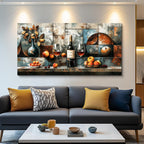 hyidecorart Wine Glass Fruit Modern Painting Wall Art For Kitchen Wall Decor For Living Room Dining Room Decorations Liquor Still Life Canvas Prints Artwork Bar Pub Posters Home Decor Ready to Hang