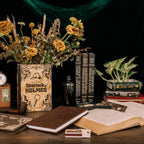 Steel Mill & Co Original Large Book-Shaped Decorative Vase, Ceramic Vases for Home Decor, Cute Bookshelf Decor, Unique Vase for Book Lovers (Sherlock Holmes)
