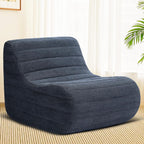 Compact Bean Bag Chair – Memory Foam Lazy Sofa Sack, Floor Couch for Bedroom, Living Room, Office & Home (Gray)