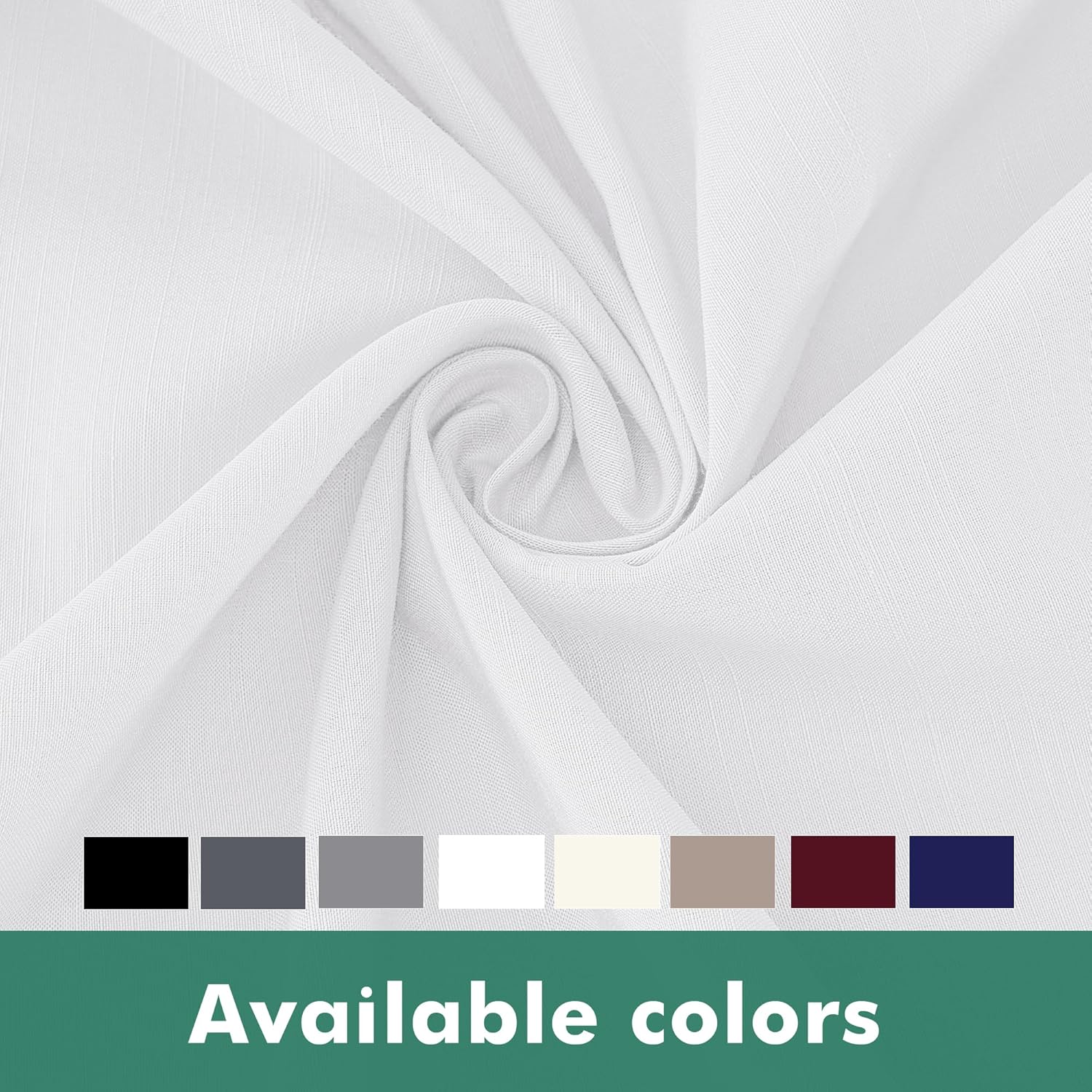 Biscaynebay Wrap Around Bed Skirts with Split Corners for Queen Beds 15" Drop, White Adjustable Elastic Dust Ruffles Easy Fit Wrinkle Resistant Silky Luxurious Fabric Machine Washable