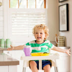 Munchkin® Snack™ Catcher Toddler Snack Cups, 2 Pack, Blue/Green & Miracle® 360 Trainer Sippy Cup with Handles, Spill Proof, 7 Ounce, 2 Pack, Pink/Purple