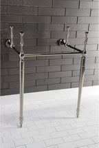 Kingston Brass VPB33226 Edwardian Brass Console Sink Legs, Polished Nickel