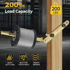 Heavy Duty Stud Mounted Wire Dispenser for Fast Load Dispensing of Wire Reels,Coils, and Cables, 300 lb Capacity Wire Spool Holder for 2x4 and 2x6 Wood Stud(2)