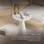 COZAYH Pedestal Small Drink Round Martini Table for Living Rooms or Bedrooms