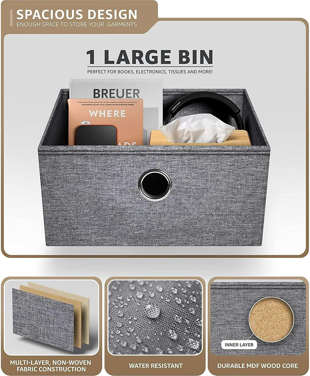 End Table Nightstand Side Table with Drawer and Shelf Rustic Grey Wood Top Small Bedside Table Storage Organizer for Bedroom Living Room