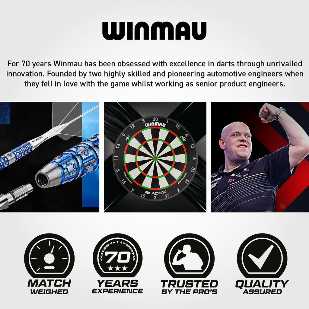 WINMAU Man Cave Complete Dartboard Cabinet Set