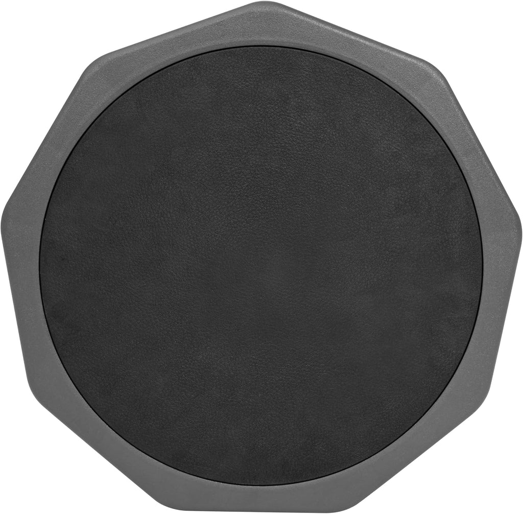 Flash Furniture Carter Adjustable Height Kids Active Stool - Flexible Gray Stool for Classroom and Home - Non-Skid Bottom - Rubberized Seat - 14" - 18" Seat Height