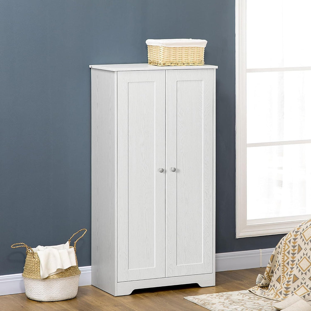 Modern Pantry Storage Cabinet, Freestanding Kitchen Cupboard with 2 Doors, Adjustable Shelves for Dining Room,for Kitchen Home