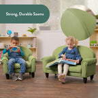 Children's Factory As We Grow Toddler Chair, Flexible Seating for Daycare or Preschool, Kids Reading Couch, Playroom Furniture, Sage