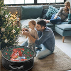 Propik Christmas Wreath Storage Bag 36" - Garland Holiday Container with Clear Window - Tear Resistant Fabric - 2 Pack (36 Inch, Black)