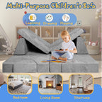 Modular Kids Sofa,Couch for Toddler and Baby Playroom/Bedroom,Perfect Toddler & Baby Couch for Play & Lounging,Ideal for Boys & Girls.New Recommended