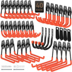40-Pack Heavy Duty Garage Hooks for Hanging & Storage Items