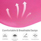 FurnitureR Desk Chair Armless Cute Home Office Desk Chair for Kids, Swivel Computer Task Chair Study Chair with Mesh Padded Cushion and Rolling Wheels for Child, Pink