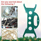 4PCS Christmas Lights Storage Holder Green Holiday Light Organizer All Purpose Lights Cord Wind Up Christmas Light Winder String Lights Storage for Tree Lights Garland Beads Extension Cord
