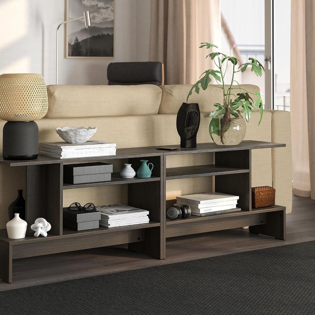 ProTuning HOLMERUD Side table, dark brown, 80x31 cm