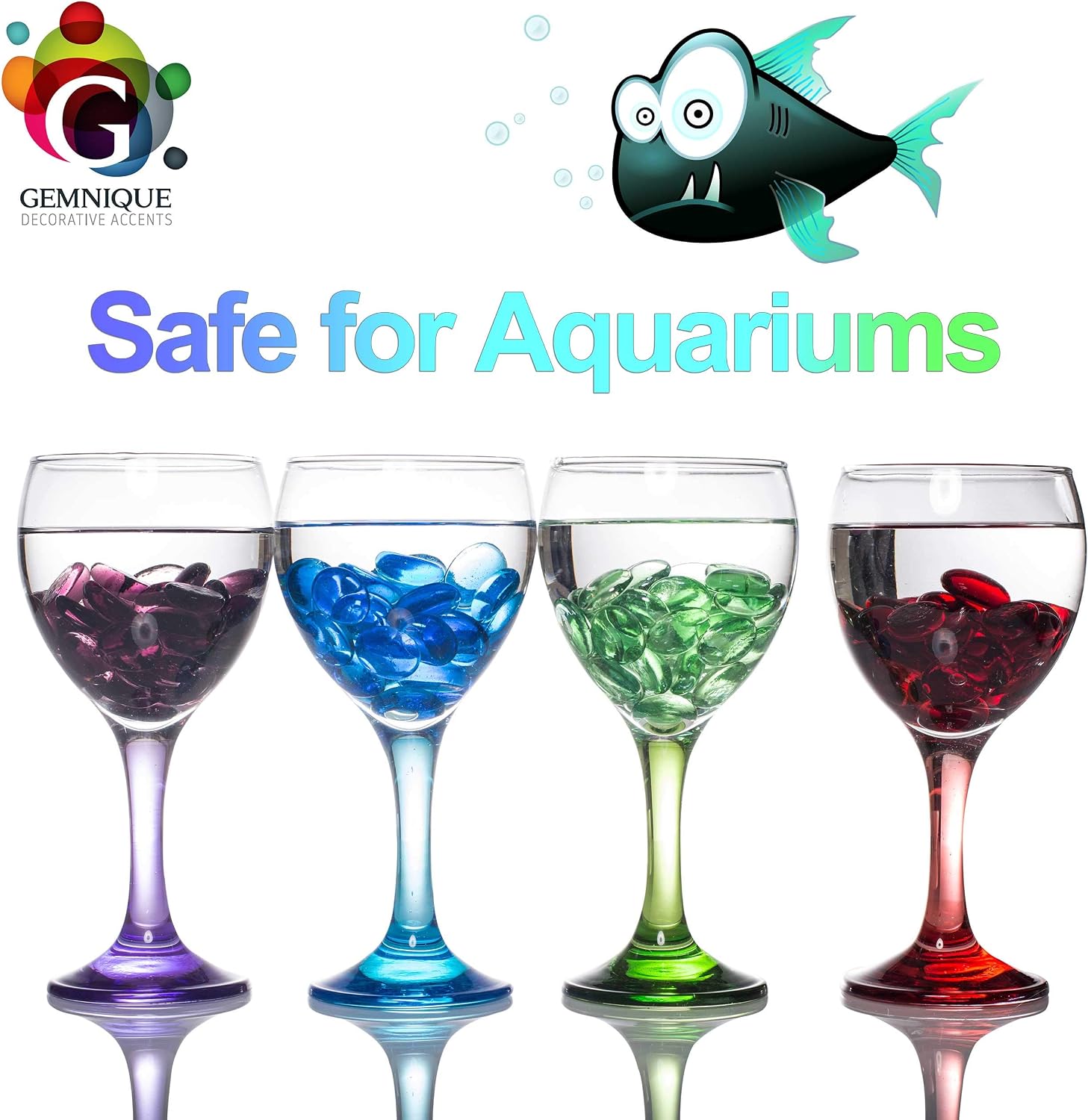 Standard Glass Gems - Teal Opaque (48 oz.)