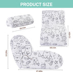 Graffiti Kids Couch Sofa，DIY Colorful Artistic Design, Ultra-Soft Comfort for Toddler Chair, Cute Graffiti Pattern Sofa for Girls and Boys, Comfy Toddlers Chairs for Bedrooms Living Rooms