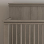 Child Craft Denman Crib, Dresser, Chest, and Nightstand 4-Piece Nursery Set, Grows with Your Baby (Crescent Gray)