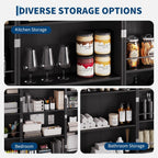 72'' Tall Kitchen Pantry Cabinet, Freestanding Tall Cupboard Storage Cabinet with 2 Barn Doors & 3 Drawers, Adjustable Shelves, Large Farmhouse Pantries for Living Room, Dining Room