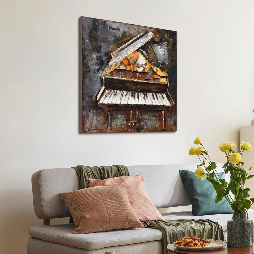 Empire Art Direct Magic Keys Mixed Media Iron Hand Painted Dimensional Wall Art, 32" x 32" x 3", Ready to Hang