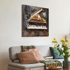 Empire Art Direct Magic Keys Mixed Media Iron Hand Painted Dimensional Wall Art, 32" x 32" x 3", Ready to Hang