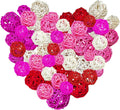 Valentine's Day Rattan Balls 36pcs&Valentines Day vase Filler&Valentine Bowl Filler&Decorative Balls for Bowls Decoration for Home Decoration Valentine's Day Decoration