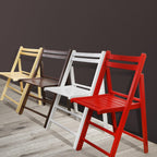 Casual Home Wooden Folding Chairs 2-Pcs Set - Espresso